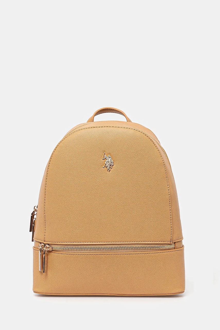 U.S. Polo Assn. rucsac Jones femei, culoarea maro, mic, uni, BEUJE8653WVP U.S. Polo Assn. rucsac Jones femei, culoarea maro, mic, uni, BEUJE8653WVP