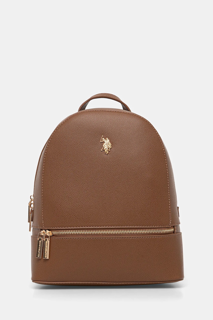 U.S. Polo Assn. rucsac Jones culoarea maro, mic, uni, BEUJE8653WVP