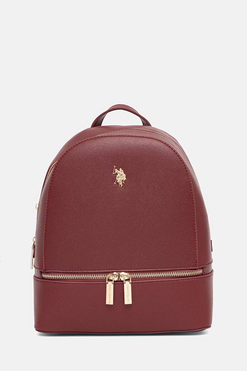 U.S. Polo Assn. rucsac Jones culoarea bordo, mic, BEUJE8653WVP