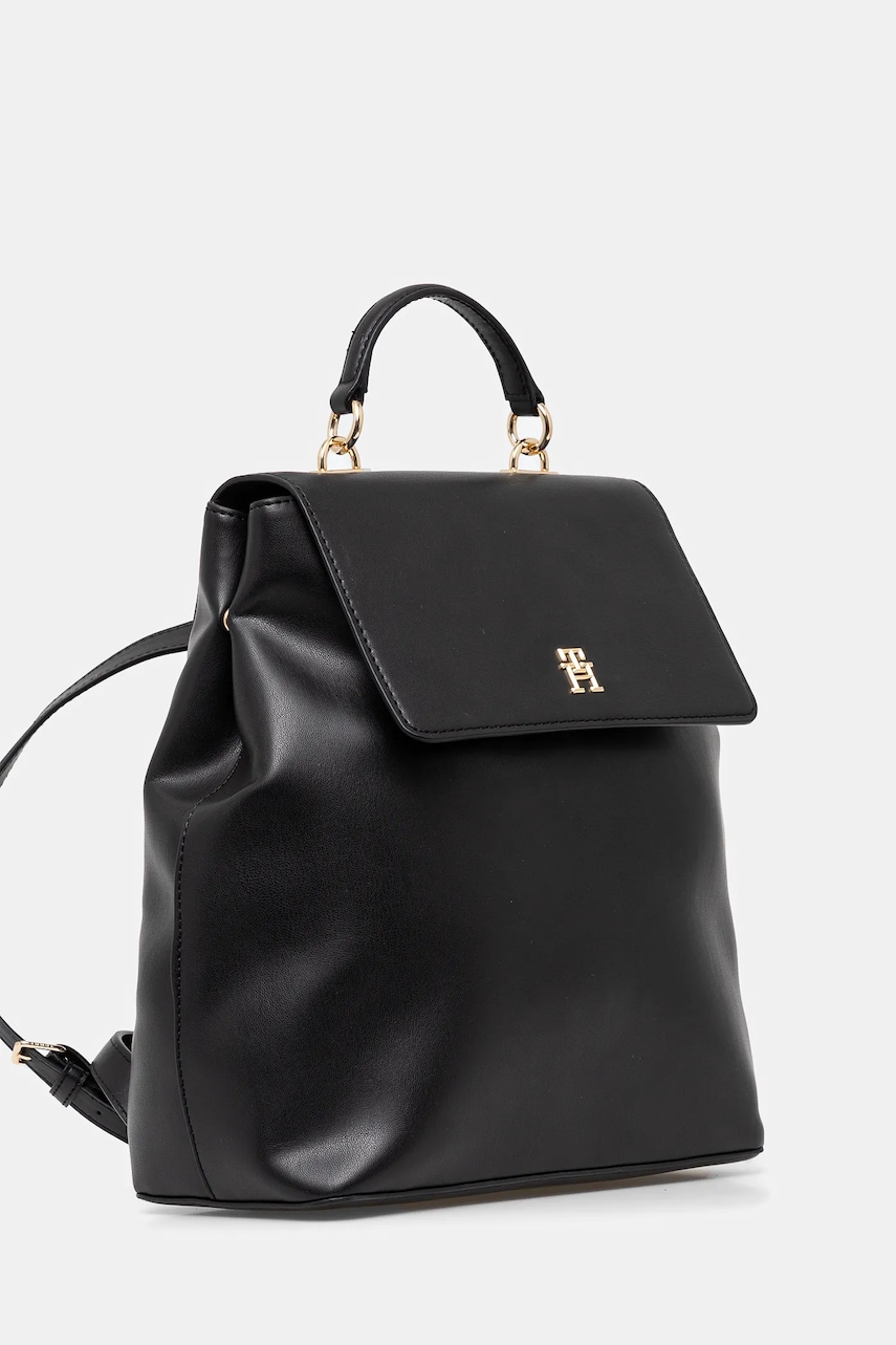 Рюкзак Tommy Hilfiger женский цвет чёрный маленький однотонный Рюкзак Tommy Hilfiger женский цвет чёрный маленький однотонный