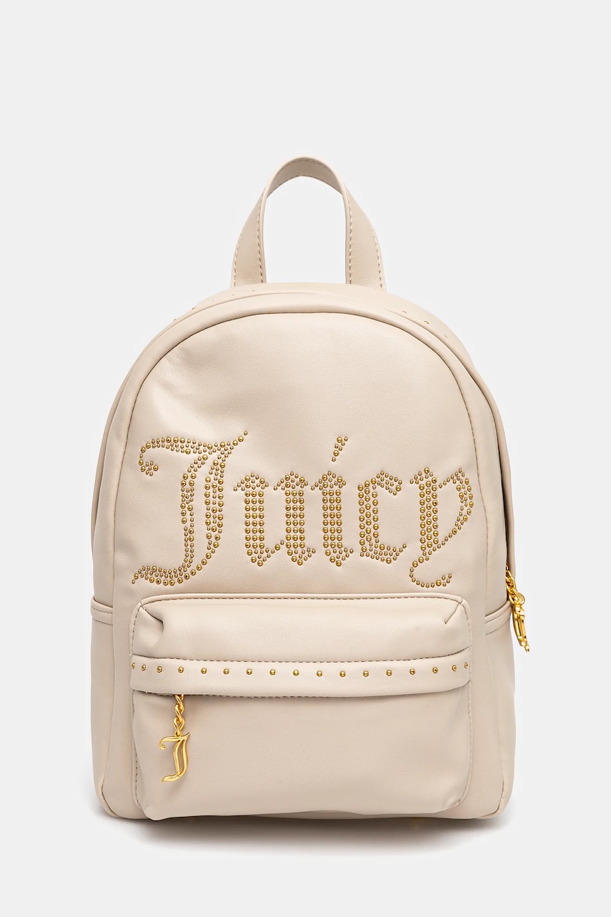 Juicy Couture rucsac KIMBERLY PU femei, culoarea bej, mic, uni, BEJQL8796WVP