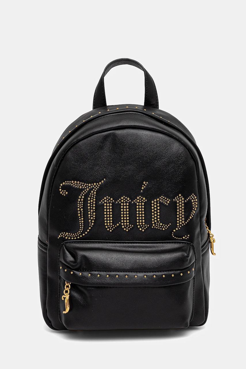 Juicy Couture rucsac KIMBERLY PU femei, culoarea negru, mic, uni, BEJQL8796WVP Juicy Couture rucsac KIMBERLY PU femei, culoarea negru, mic, uni, BEJQL8796WVP
