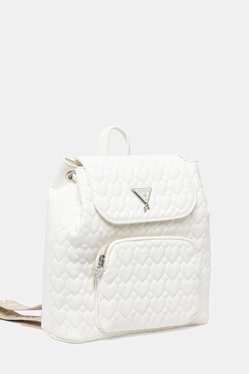 Рюкзак Guess Girl цвет белый маленький однотонный J5GZ23 WGCT0 Рюкзак Guess Girl цвет белый маленький однотонный J5GZ23 WGCT0