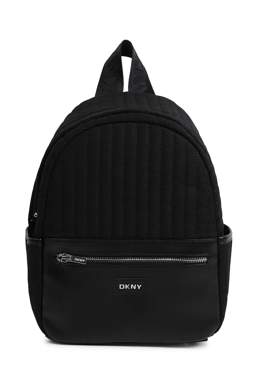 Dkny ghiozdan copii culoarea negru, mare, neted, D62106