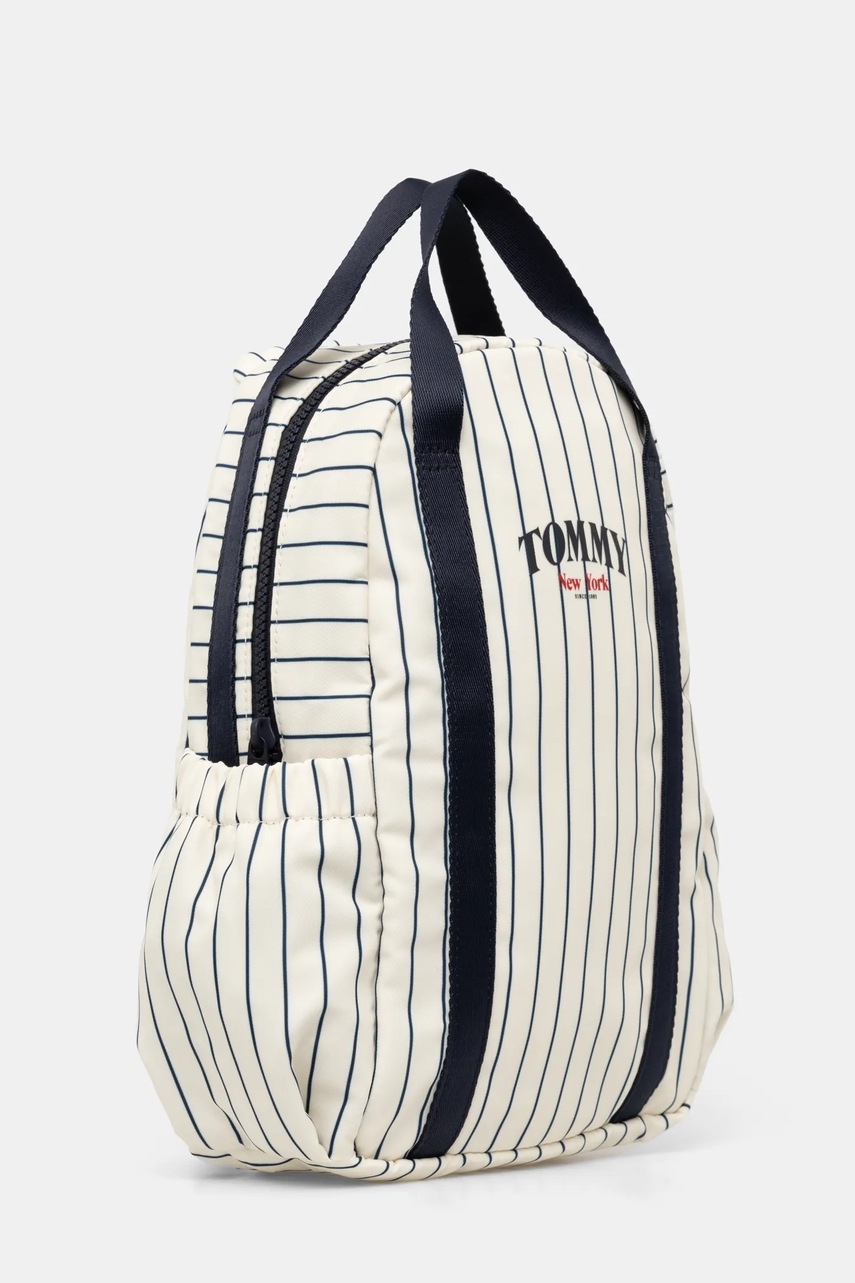 Дитячий рюкзак Tommy Hilfiger колір бежевий малий візерунок AU0AU01946