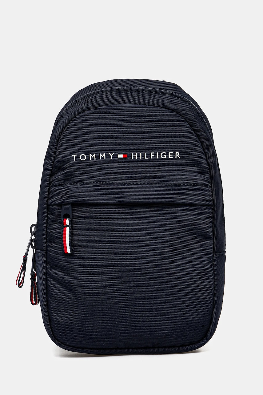 Levně Dětský batoh Tommy Hilfiger tmavomodrá barva, malý, hladký, AU0AU01895