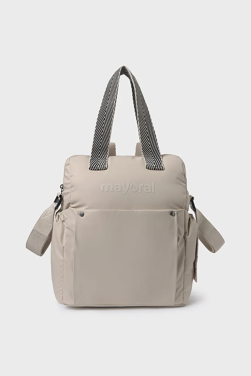 Mayoral Newborn rucsac culoarea bej, mic, neted, 19897