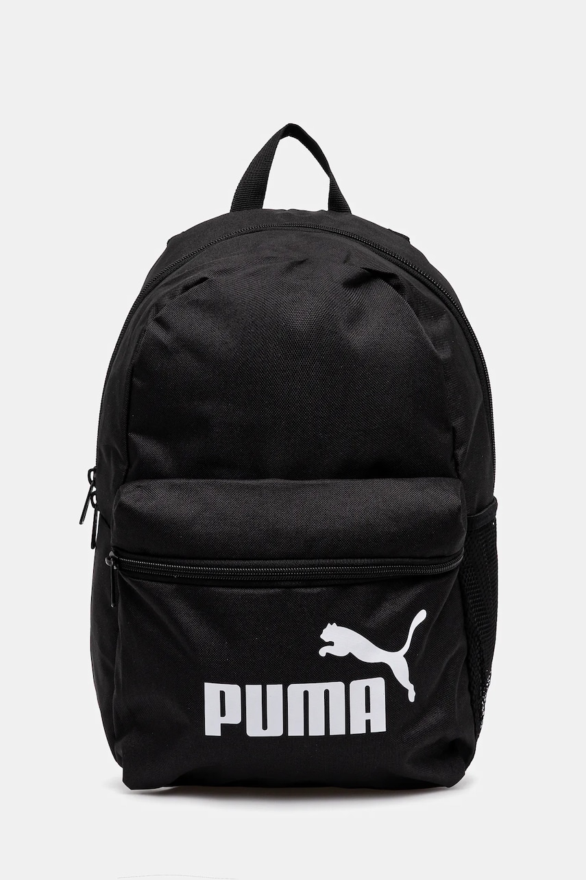 Puma rucsac PHASE Small Backpack culoarea negru, mic, cu imprimeu, 091323 Puma rucsac PHASE Small Backpack culoarea negru, mic, cu imprimeu, 091323