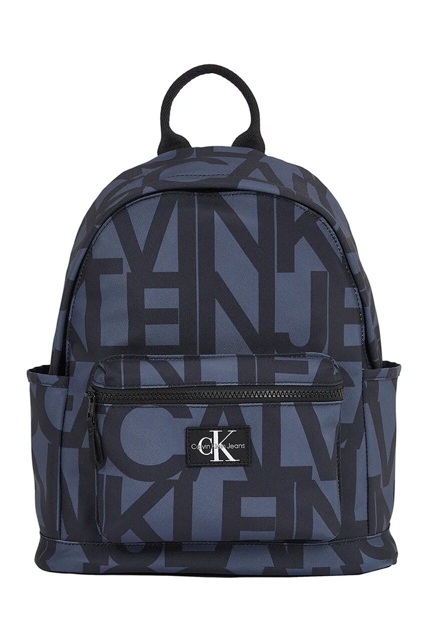 Levně Dětský batoh Calvin Klein Jeans černá barva, velký, vzorovaný, IU0IU00693