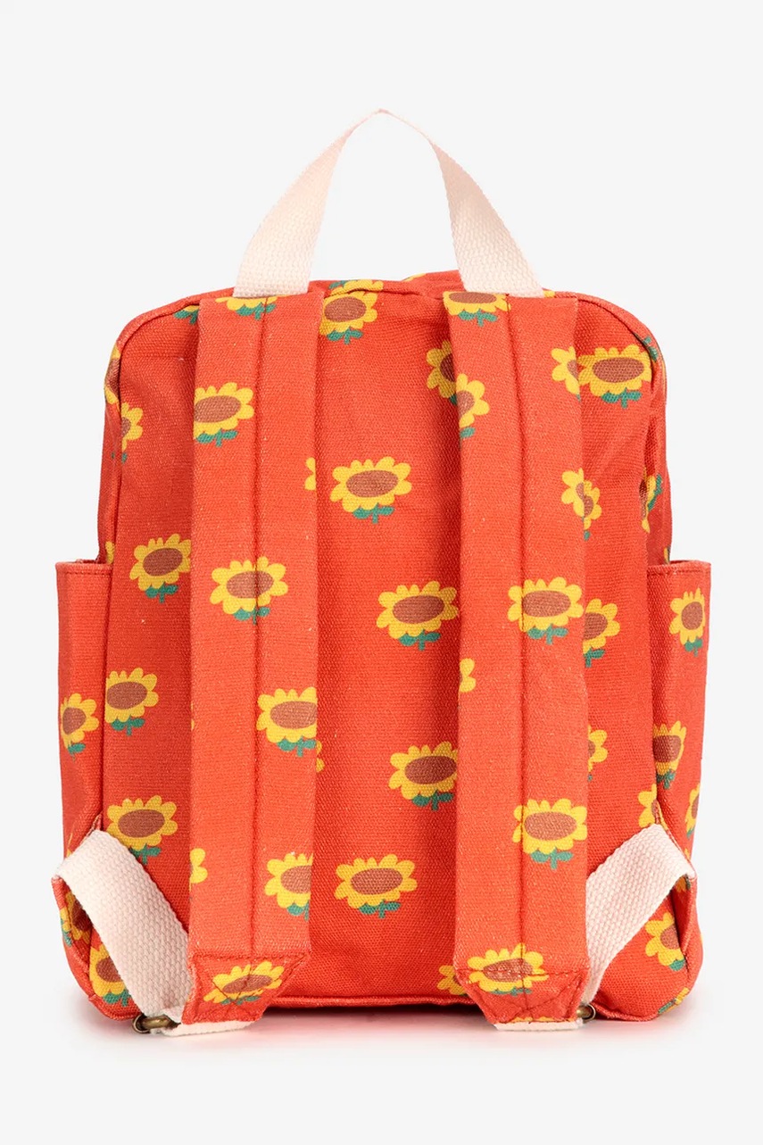 Детский рюкзак Bobo Choses Sunflower цвет оранжевый большой узорный 125AH015
