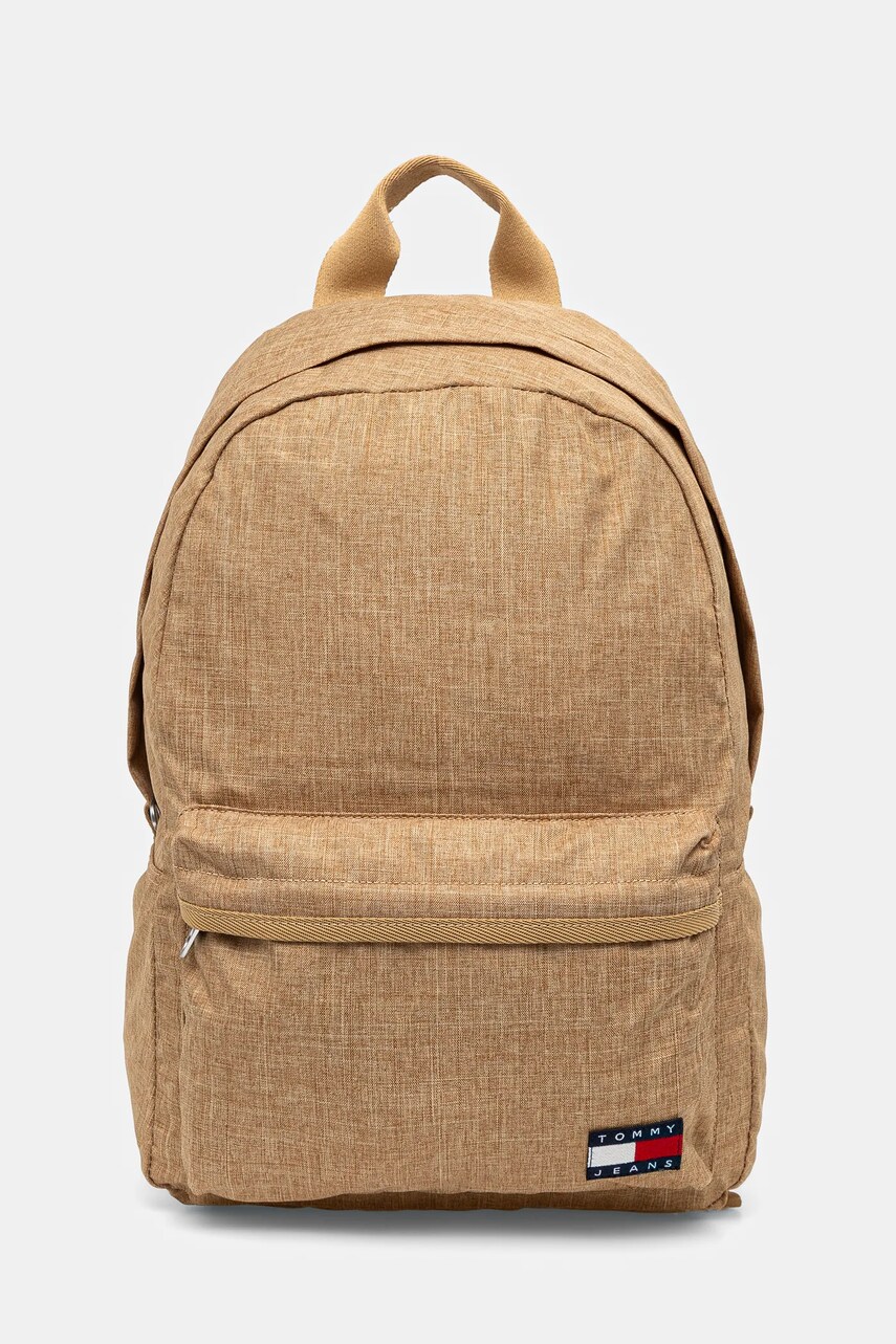 Tommy Jeans rucsac barbati, culoarea bej, mare, neted, AM0AM12912