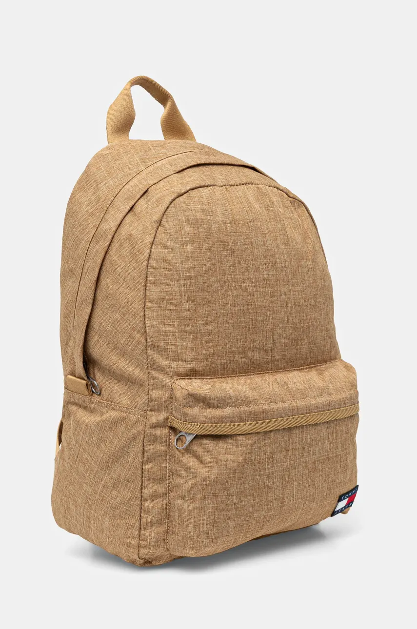 Рюкзак Tommy Jeans мужской цвет бежевый большой однотонный AM0AM12912 Рюкзак Tommy Jeans мужской цвет бежевый большой однотонный AM0AM12912