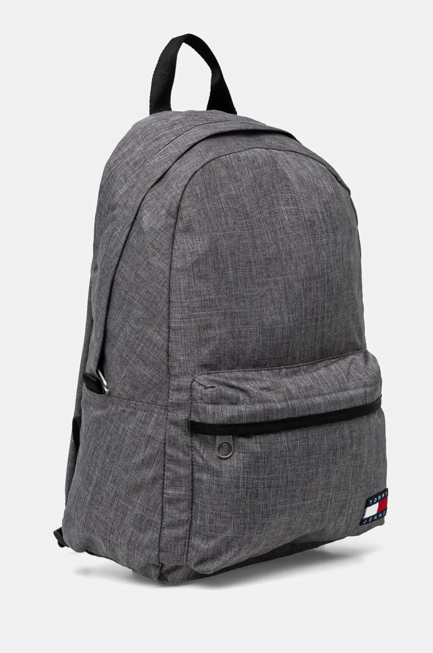 Рюкзак Tommy Jeans мужской цвет серый большой однотонный AM0AM12912 Рюкзак Tommy Jeans мужской цвет серый большой однотонный AM0AM12912