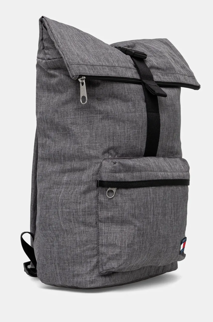Рюкзак Tommy Jeans мужской цвет серый большой однотонный AM0AM12914 Рюкзак Tommy Jeans мужской цвет серый большой однотонный AM0AM12914