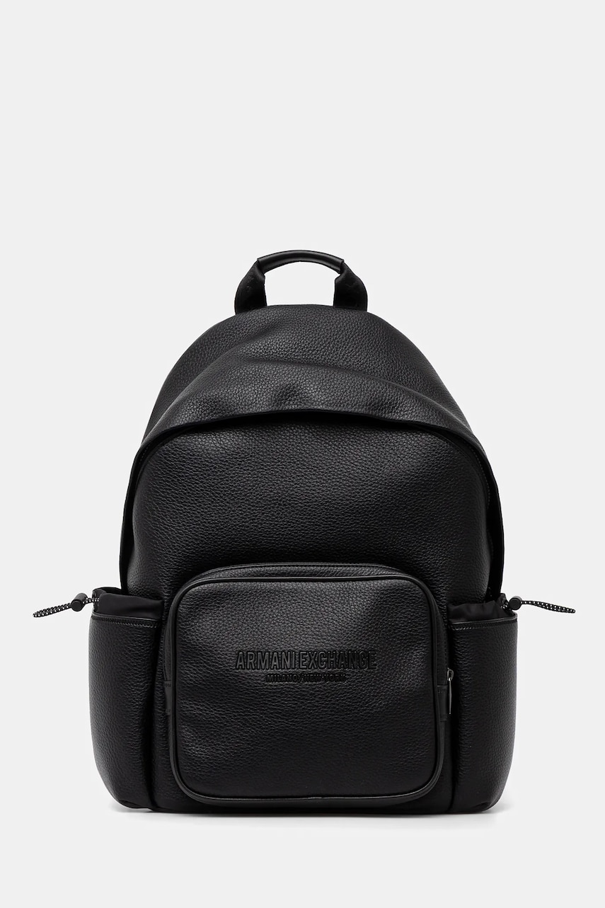 Armani Exchange rucsac barbati, culoarea negru, mare, neted, XM000151 AF11931