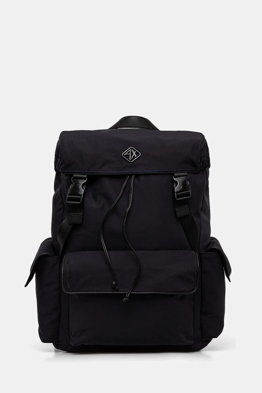 Armani Exchange rucsac barbati, culoarea albastru marin, mare, neted, XM000258 AF12099