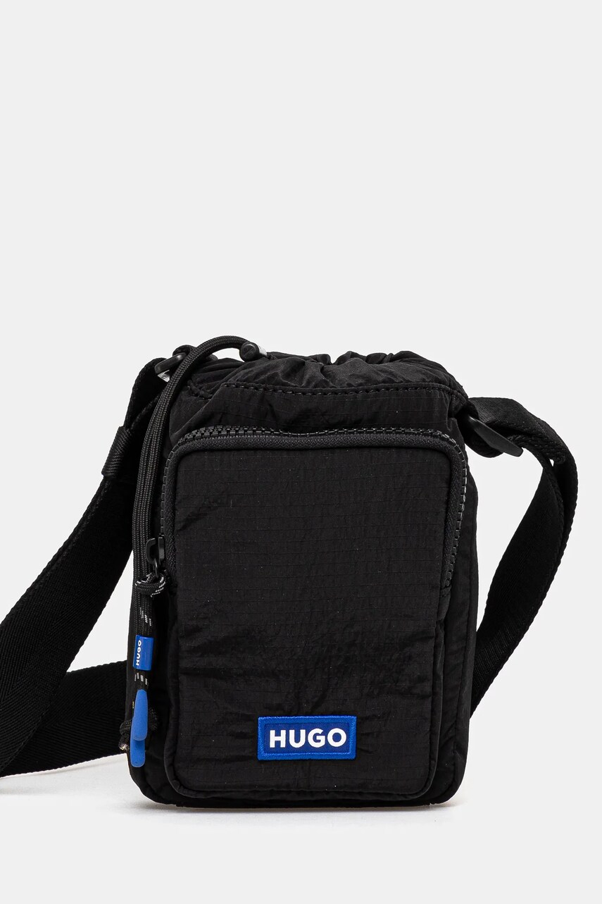 Levně Ledvinka Hugo Blue černá barva, 50535921