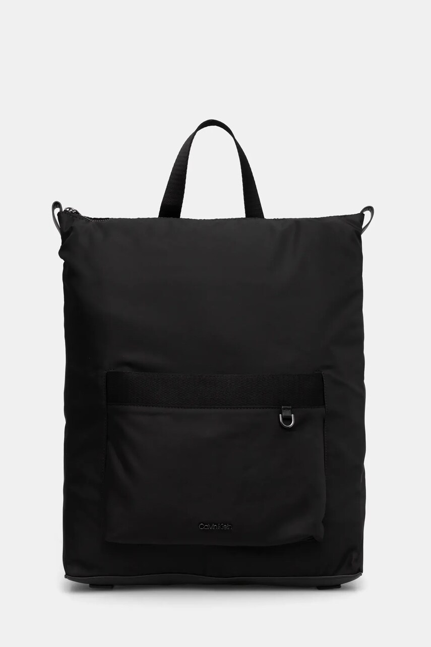 Levně Batoh Calvin Klein pánský, černá barva, velký, hladký, K50K512709