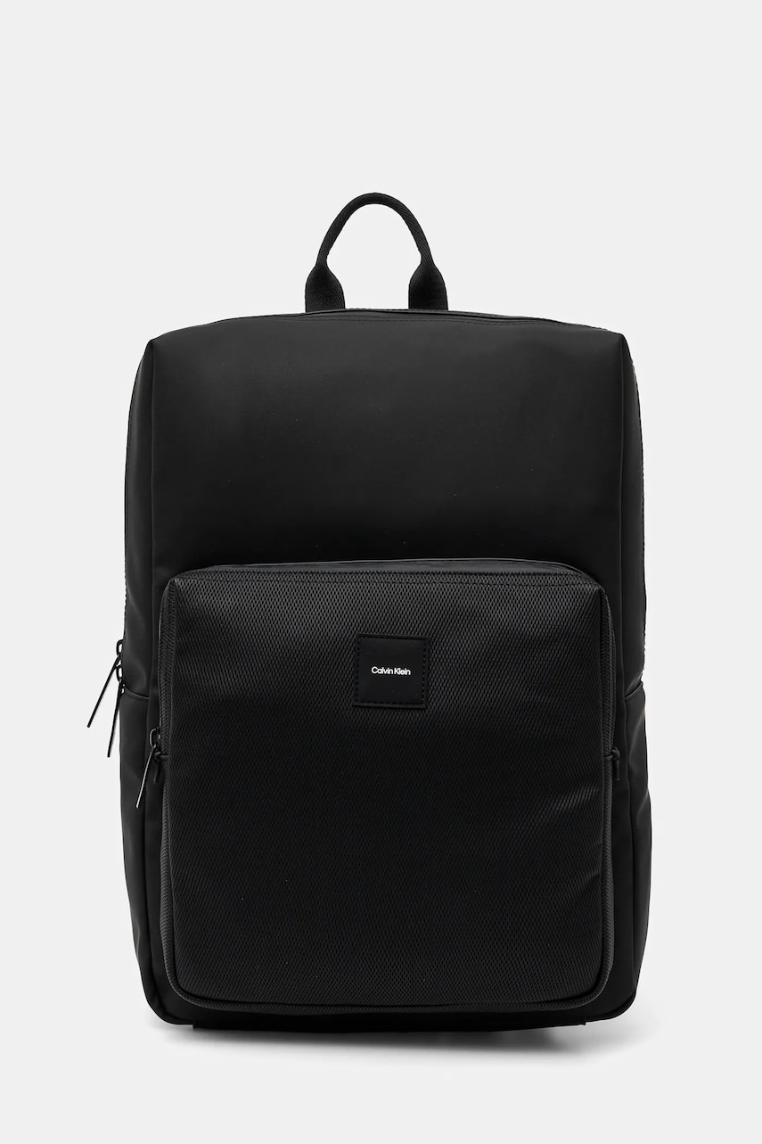 Levně Batoh Calvin Klein pánský, černá barva, velký, hladký, K50K512720