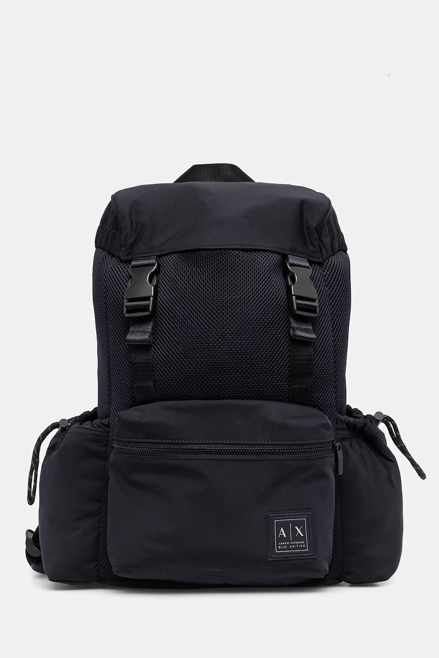 Armani Exchange rucsac bărbați, culoarea bleumarin, mare, uni, XM000788 AF12908