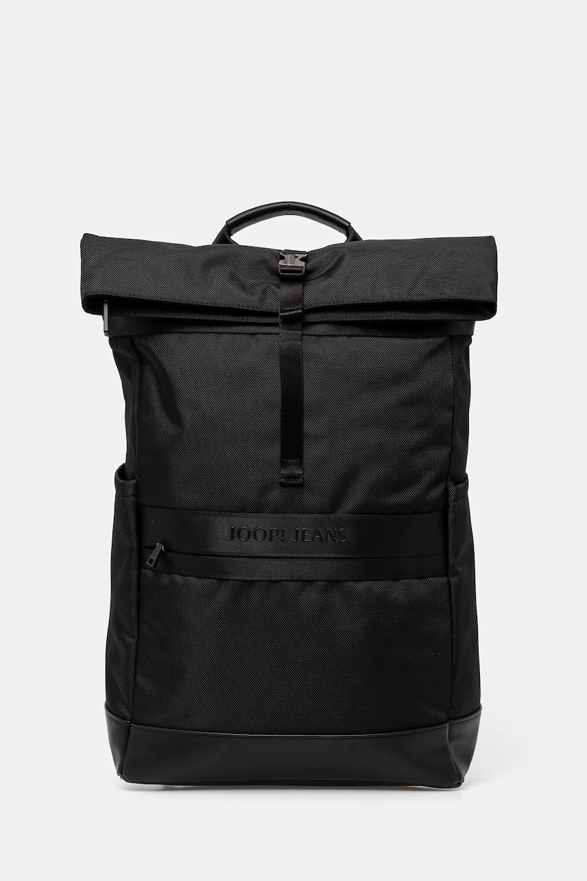 Joop! rucsac Modica Jaron barbati, culoarea negru, mare, neted, 4130000541 Joop! rucsac Modica Jaron barbati, culoarea negru, mare, neted, 4130000541