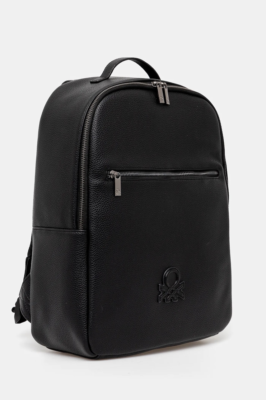 Рюкзак United Colors of Benetton мужской цвет чёрный большой однотонный 618UUY03G Рюкзак United Colors of Benetton мужской цвет чёрный большой однотонный 618UUY03G