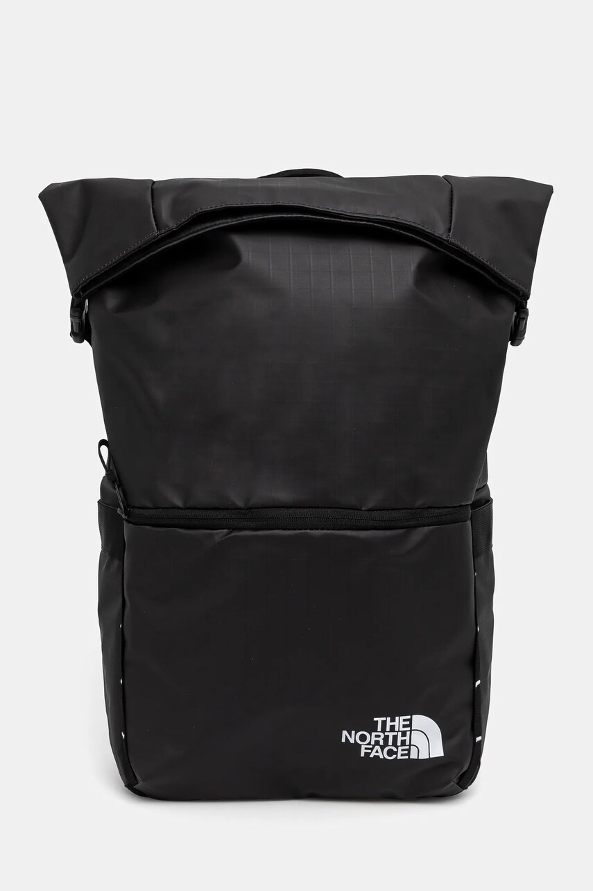 The North Face rucsac Base Camp Voyager Rolltop barbati, culoarea negru, mare, neted, NF0A81DO53R1