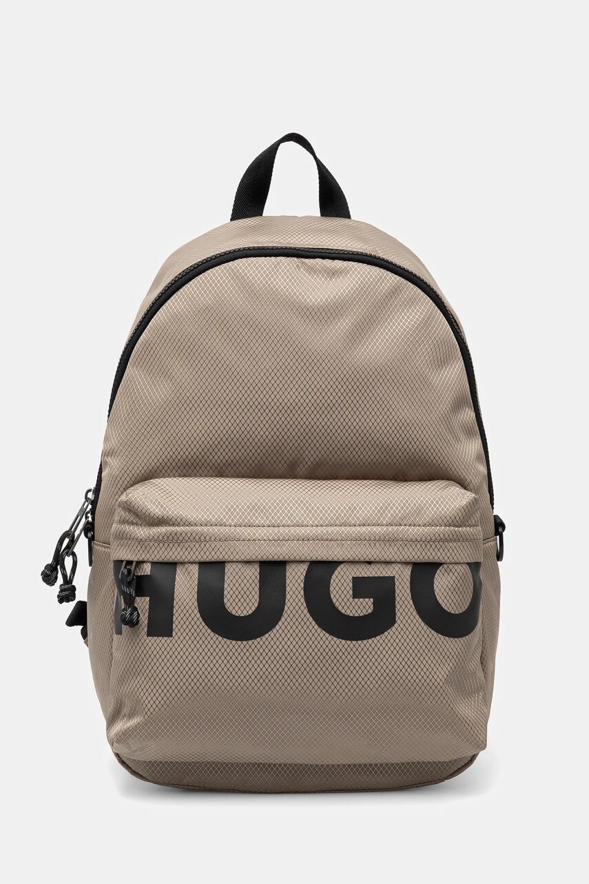 HUGO rucsac barbati, culoarea verde, mare, cu imprimeu, 50541899