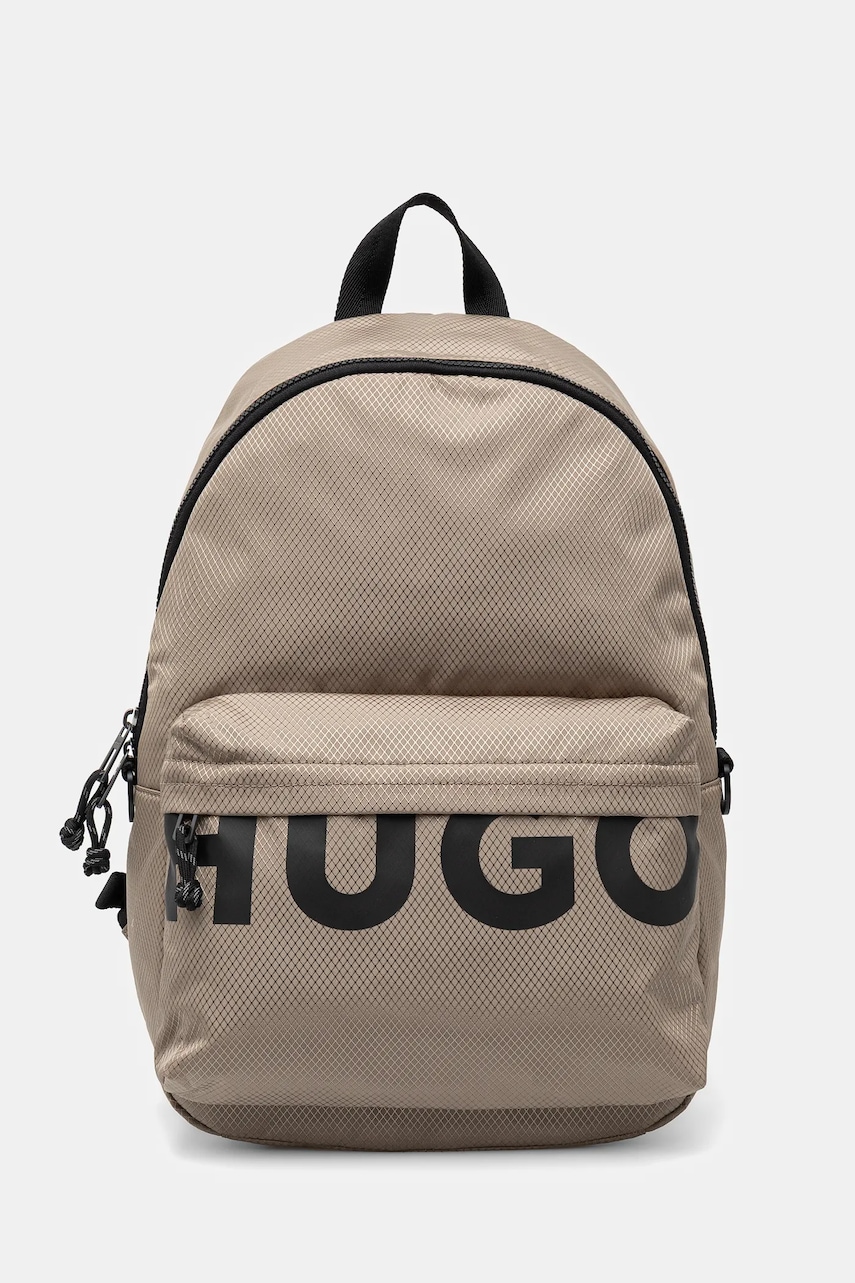 HUGO rucsac bărbați, culoarea verde, mare, cu imprimeu, 50541899