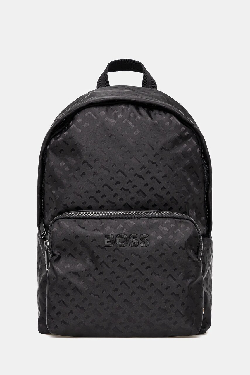 BOSS rucsac barbati, culoarea negru, mare, modelator, 50541466