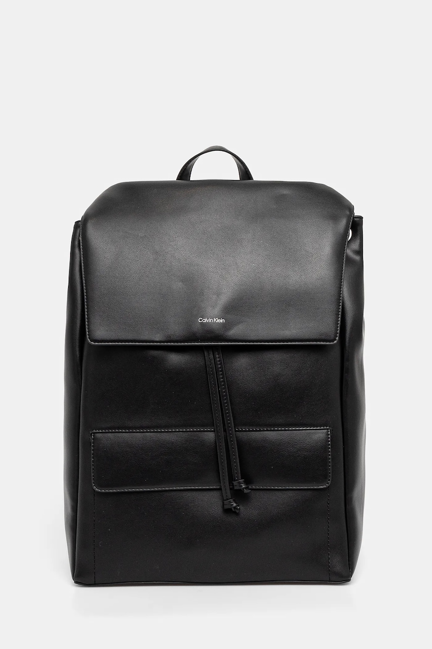 Batoh Calvin Klein pánský, černá barva, velký, hladký, K50K512916