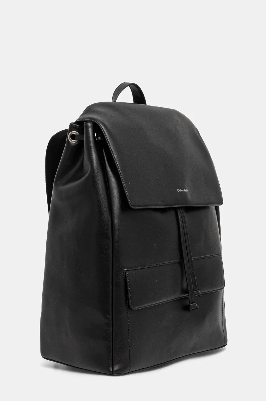 Рюкзак Calvin Klein мужской цвет чёрный большой однотонный K50K512916 Рюкзак Calvin Klein мужской цвет чёрный большой однотонный K50K512916