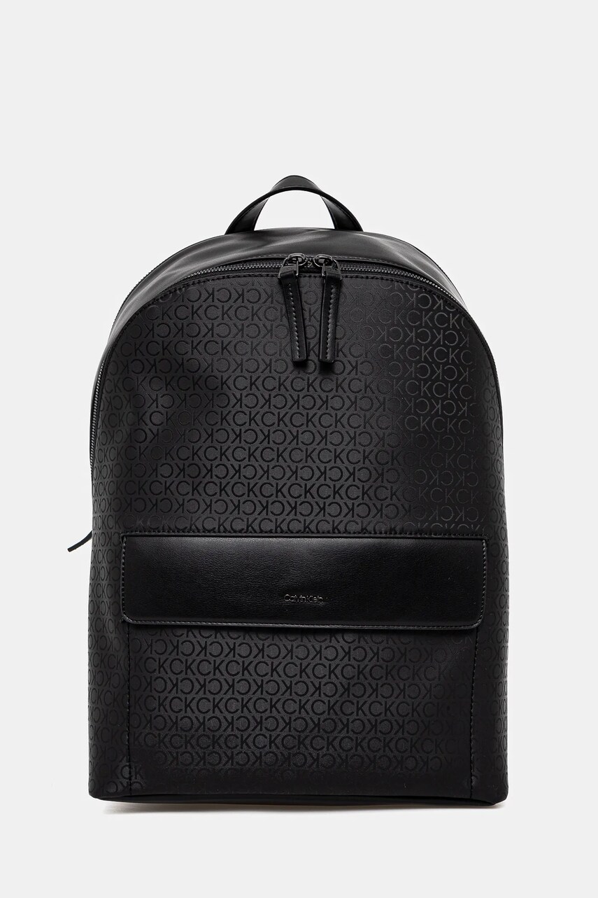Levně Batoh Calvin Klein pánský, černá barva, velký, vzorovaný, K50K512959