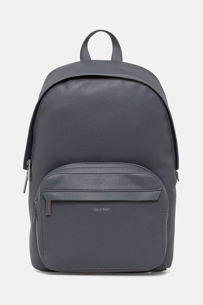 Levně Batoh Calvin Klein pánský, šedá barva, velký, hladký, K50K513049