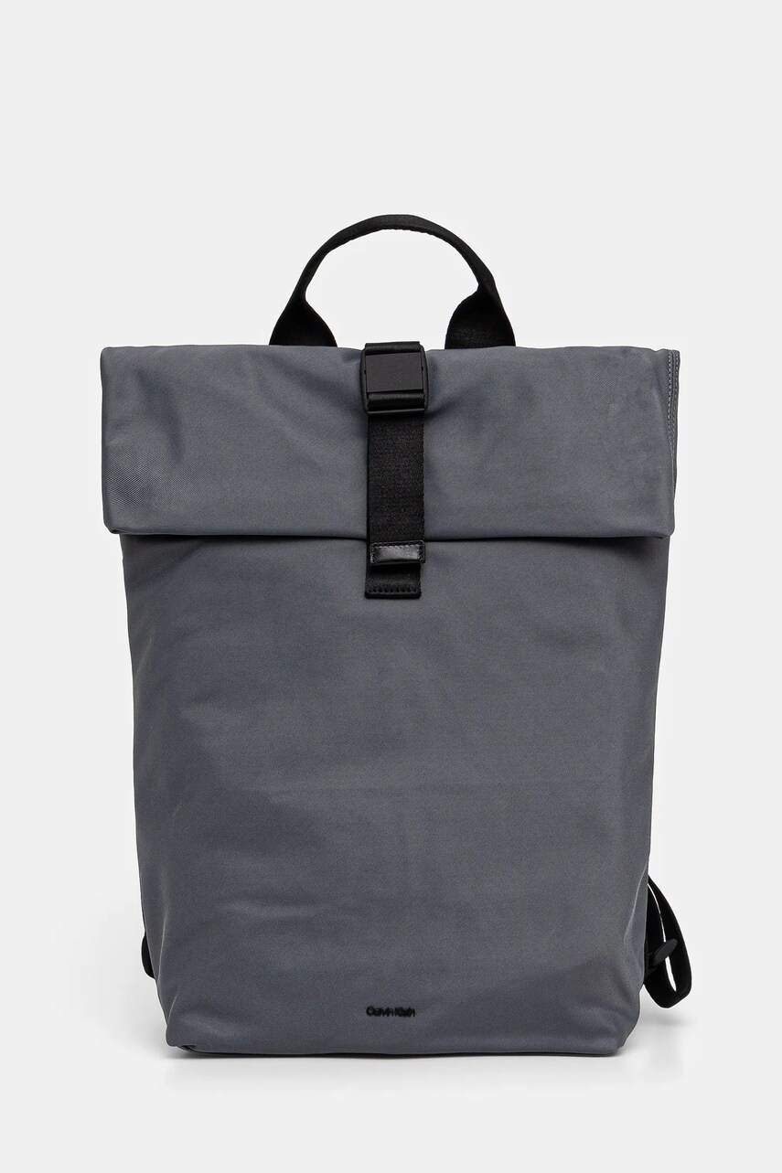 Levně Batoh Calvin Klein pánský, šedá barva, velký, hladký, K50K513052