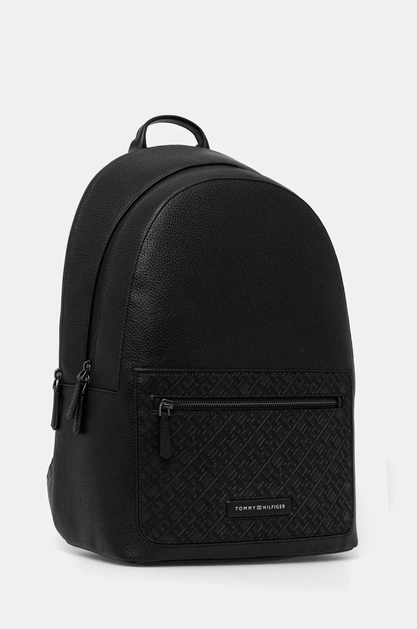 Рюкзак Tommy Hilfiger мужской цвет чёрный большой однотонный AM0AM13208 Рюкзак Tommy Hilfiger мужской цвет чёрный большой однотонный AM0AM13208