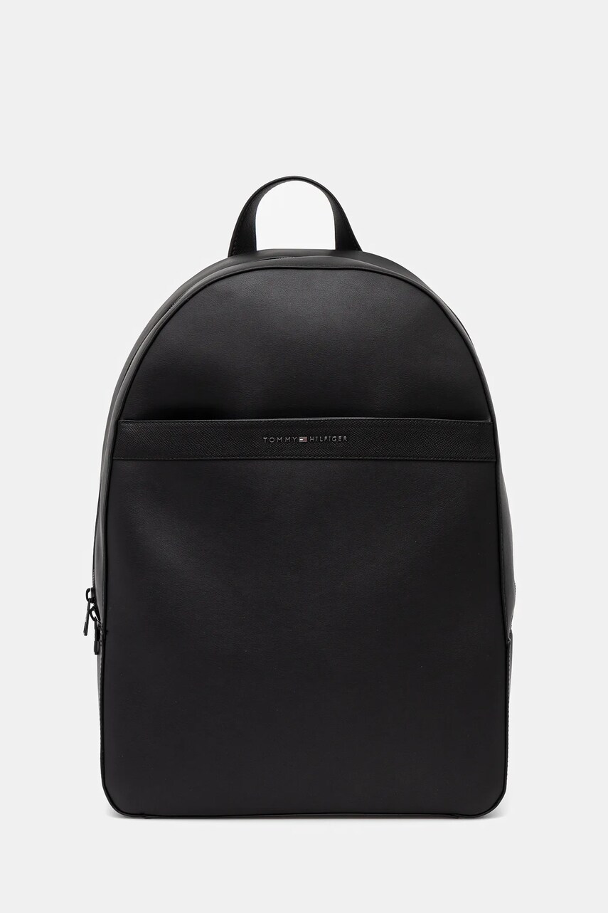 Levně Batoh Tommy Hilfiger pánský, černá barva, velký, hladký, AM0AM13221