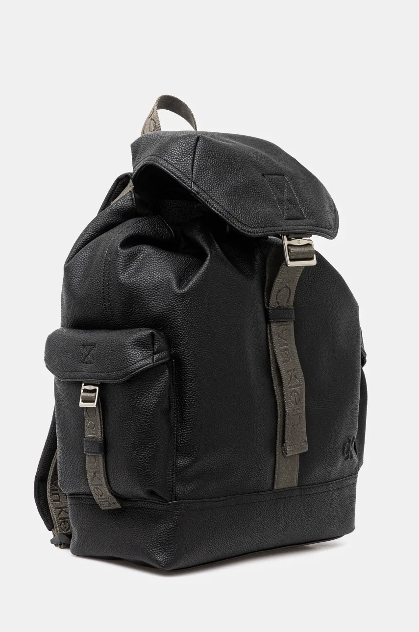 Рюкзак Calvin Klein Jeans мужской цвет чёрный большой однотонный LV04G3077G Рюкзак Calvin Klein Jeans мужской цвет чёрный большой однотонный LV04G3077G