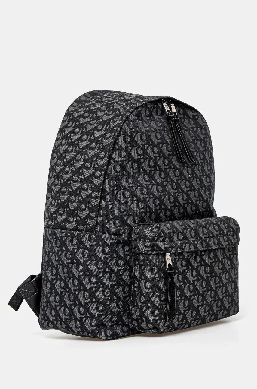 Рюкзак Calvin Klein Jeans мужской цвет чёрный большой узорный LV04G3116G Рюкзак Calvin Klein Jeans мужской цвет чёрный большой узорный LV04G3116G