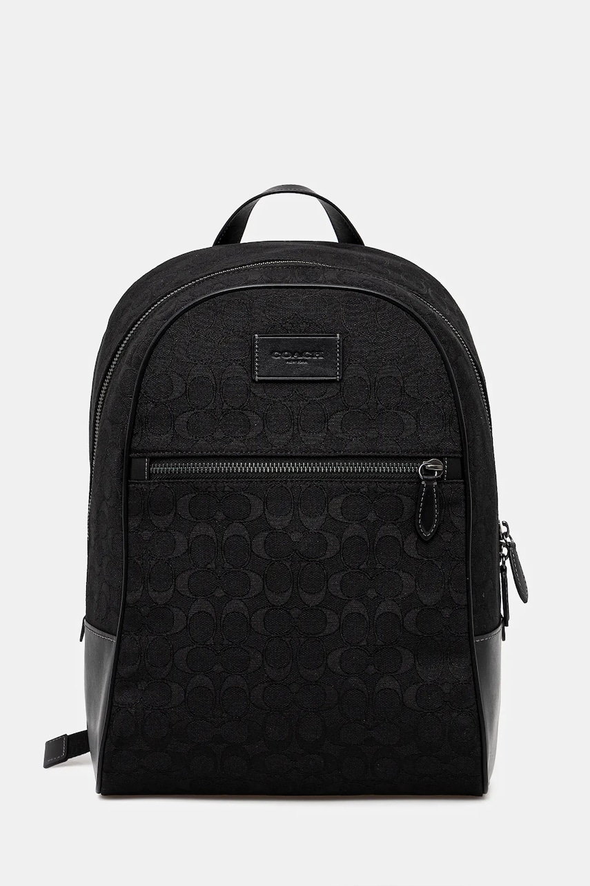 Coach rucsac bărbați, culoarea negru, mare, cu imprimeu, CAK98