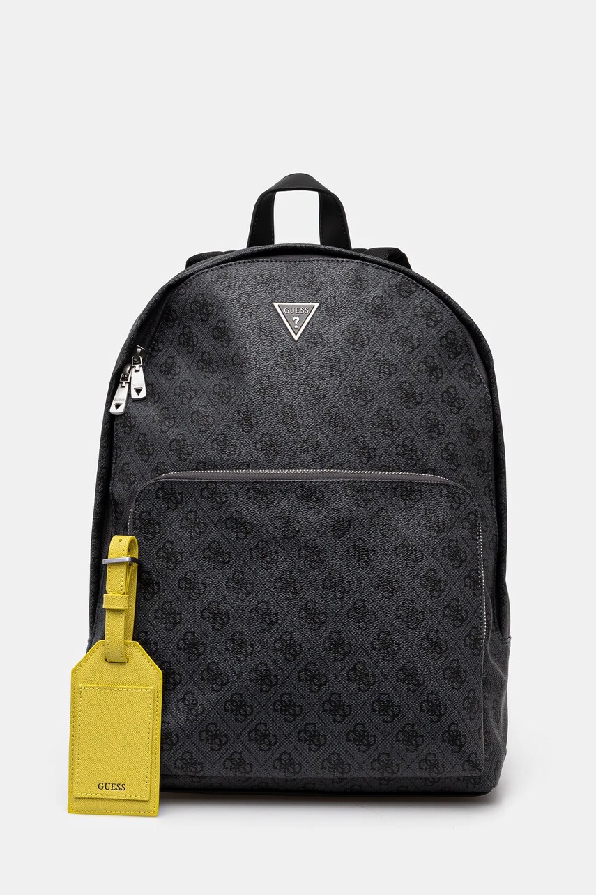 Levně Batoh Guess MILANO pánský, černá barva, velký, vzorovaný, HMMILO P5219