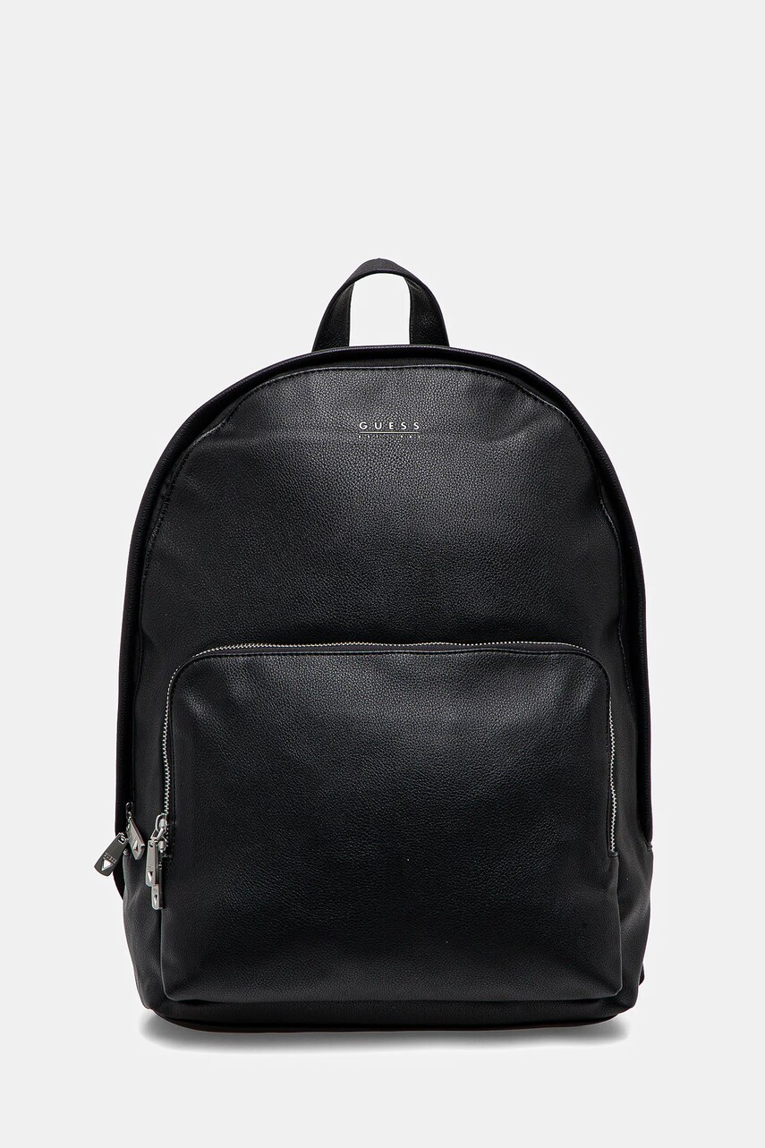 Levně Batoh Guess MILANO pánský, černá barva, velký, hladký, HMMITU P5211
