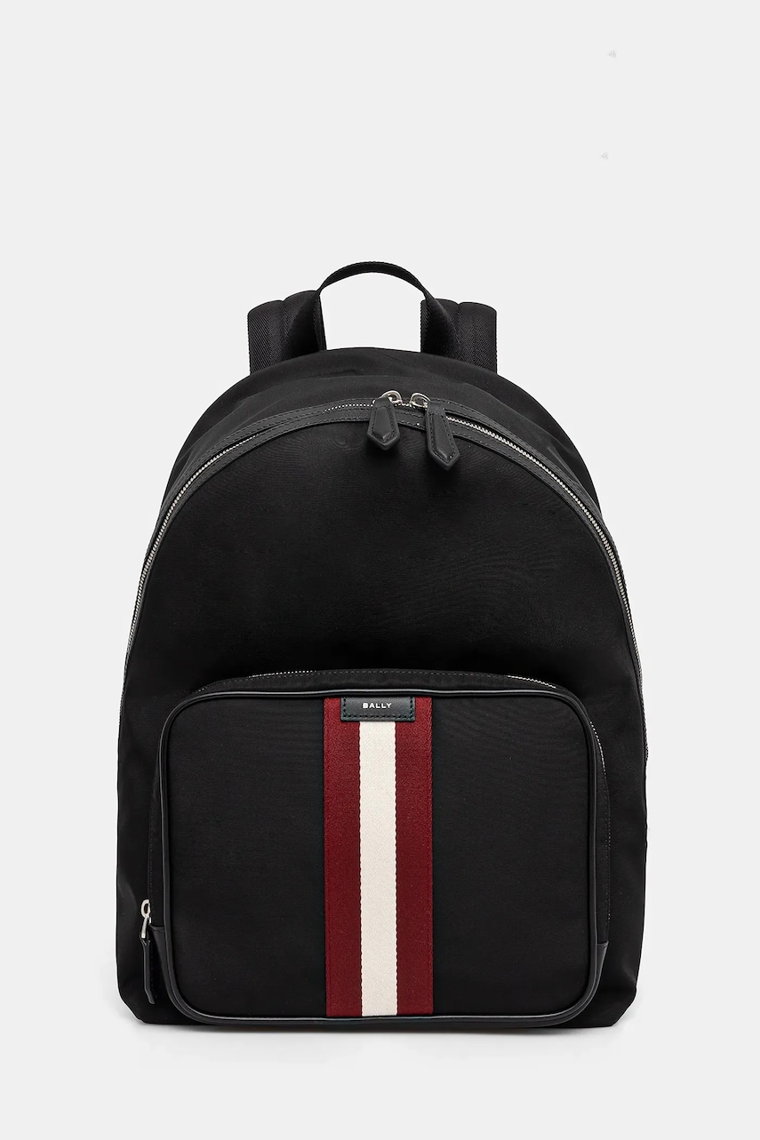 Bally rucsac barbati, culoarea negru, mare, neted, MAK03U Bally rucsac barbati, culoarea negru, mare, neted, MAK03U
