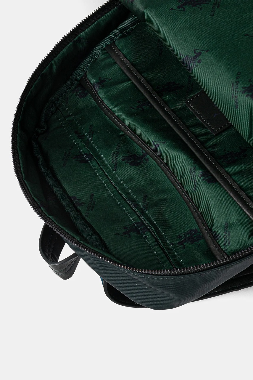 Рюкзак U.S. Polo Assn. Paul чоловічий колір зелений великий однотонний BIUPJ8476MIP 