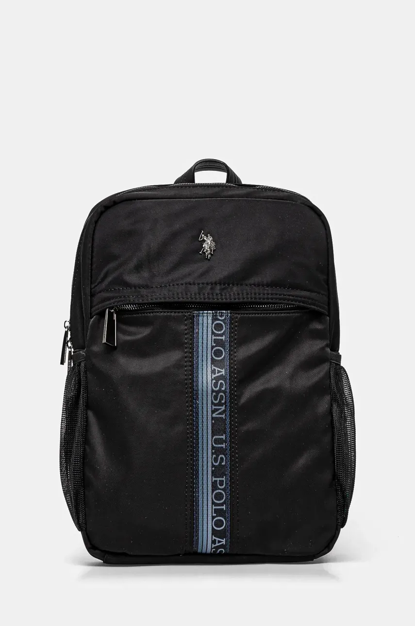 U.S. Polo Assn. rucsac Paul barbati, culoarea negru, mare, neted, BIUPJ8476MIP