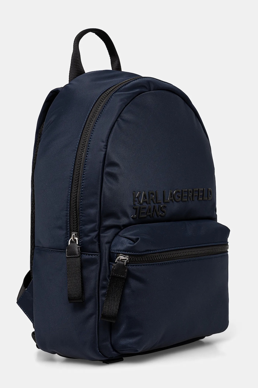 Рюкзак Karl Lagerfeld Jeans цвет синий большой с принтом A1W30236 Рюкзак Karl Lagerfeld Jeans цвет синий большой с принтом A1W30236