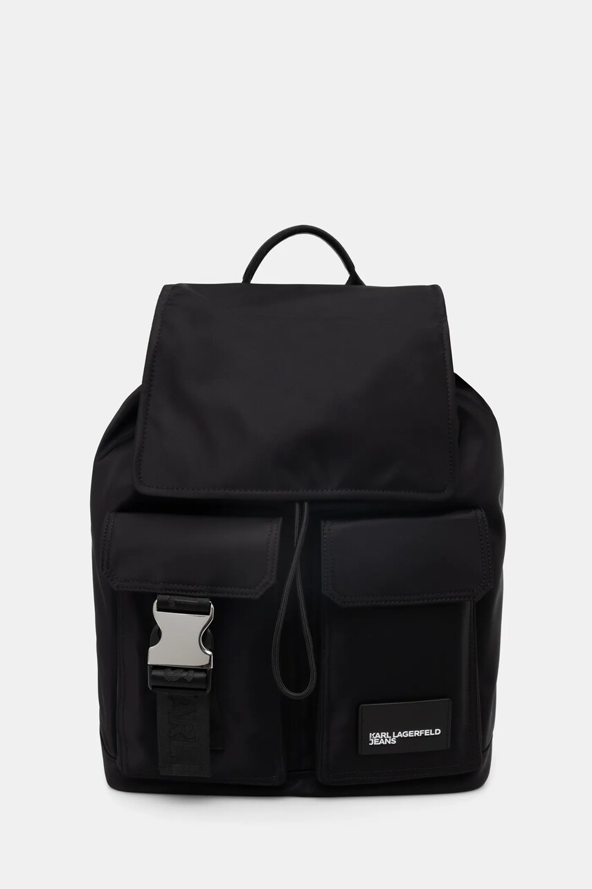 Karl Lagerfeld Jeans rucsac culoarea negru, mare, neted, A1W30269