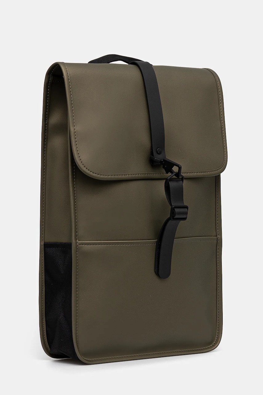 Рюкзак Rains Backpack W3 цвет зелёный большой однотонный 13000 Рюкзак Rains Backpack W3 цвет зелёный большой однотонный 13000