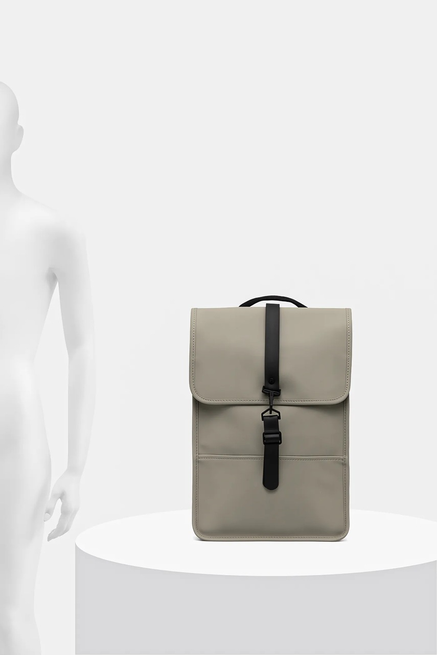 Σακίδιο πλάτης Rains Backpack Mini W3 χρώμα: πράσινο, 13020 φωτογραφία