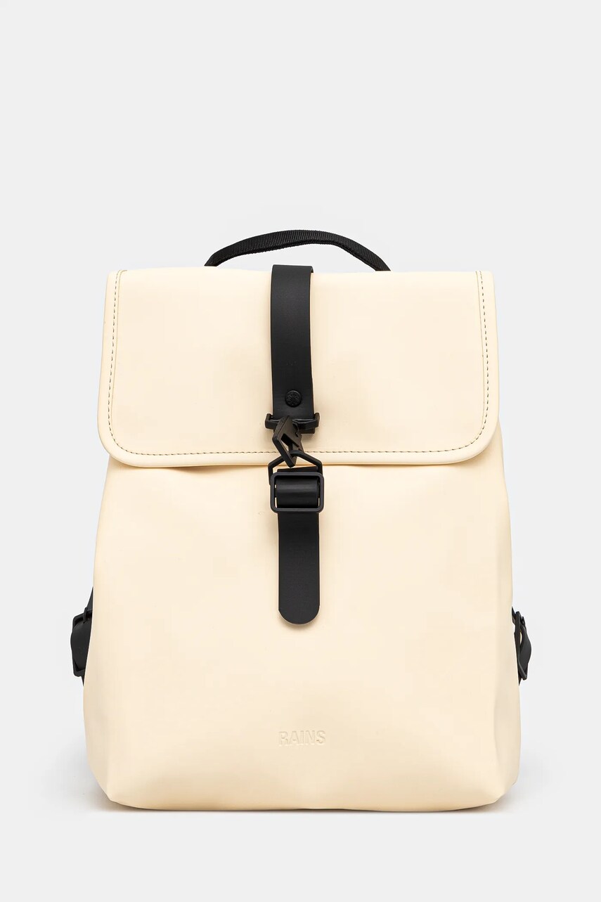 Rains rucsac Bucket Backpack W3 culoarea galben, mic, uni, 13040